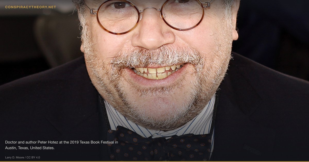 Aluminum Adjuvants in Vaccines (1998) — Doctor and author Peter Hotez at the 2019 Texas Book Festival in Austin, Texas, United States.