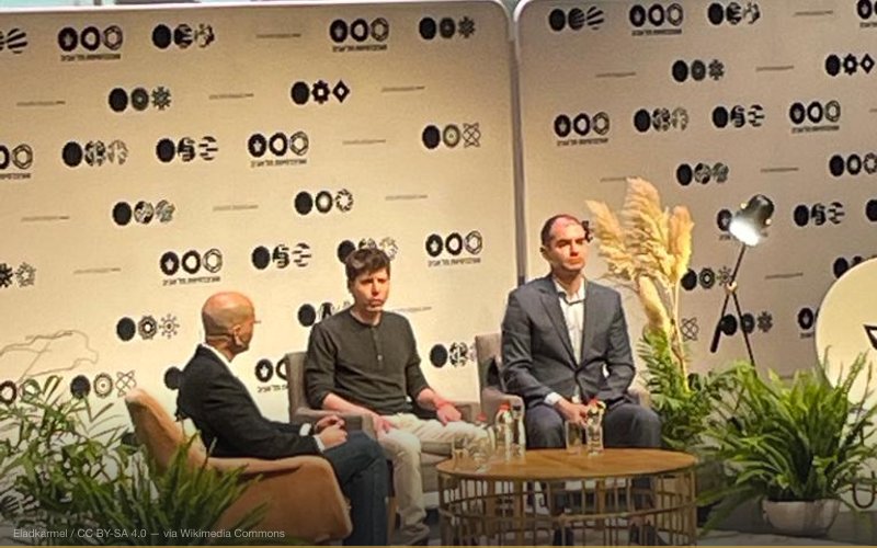 Ilya Sutskever and Sam Altman in TAU, 2023 — related to AI Sentience Cover-Up