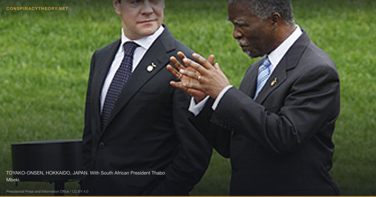 AIDS as Genocide Against Black Africans (1983) — TOYAKO-ONSEN, HOKKAIDO, JAPAN. With South African President Thabo Mbeki.