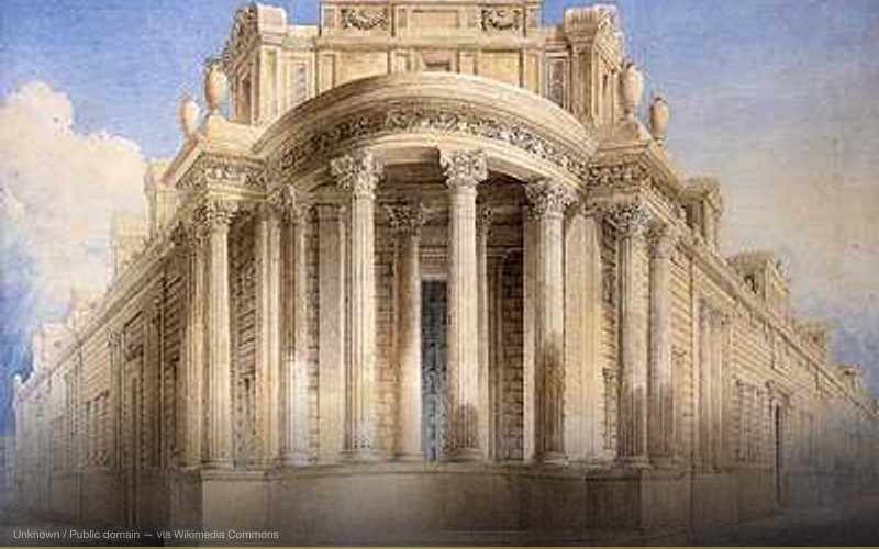 Bank of England (soane) - North West Angle by JM Gandy — related to Banking Corruption and Financial System Conspiracy
