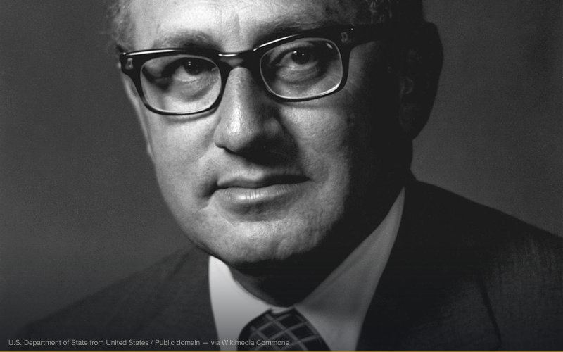 Henry A. Kissinger, U.S. Secretary of State, September 22, 1973 to January 20, 1977 — related to Bilderberg Group Conspiracy