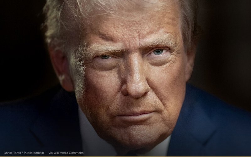 Official Presidential Portrait of President Donald J. Trump in his second term — related to H5N1 Bird Flu Plandemic Conspiracy