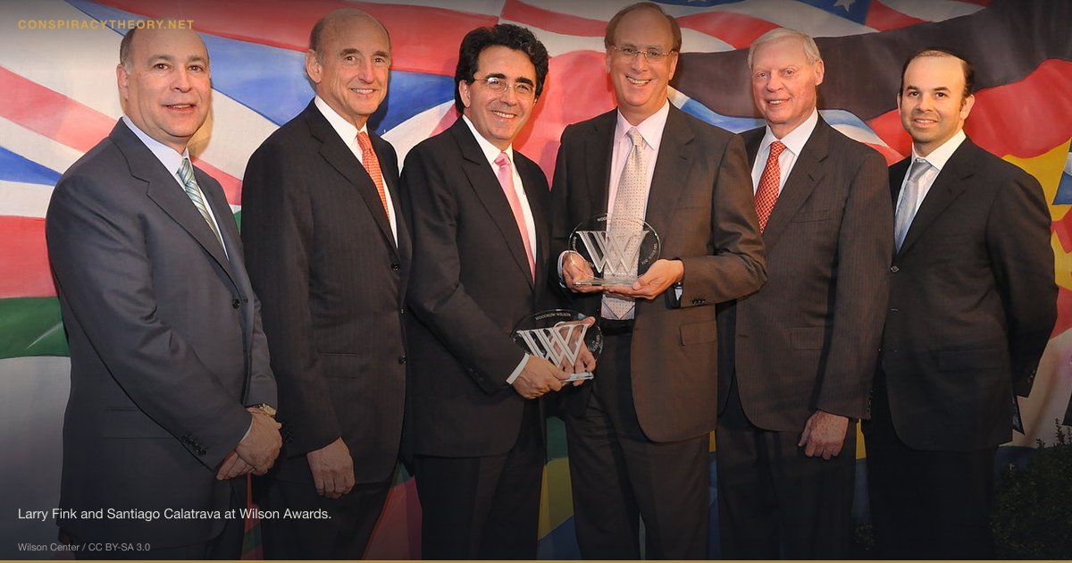 BlackRock and Vanguard Own Everything (2011) — Larry Fink and Santiago Calatrava at Wilson Awards.