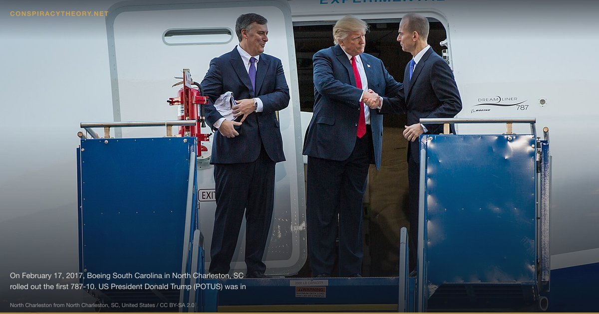 Boeing Whistleblower Deaths (2024-03-09) — On February 17, 2017, Boeing South Carolina in North Charleston, SC rolled out the first 787-10. US President Donald Trump (POTUS) was in attendance at the ceremony. The 787-10 will be built exclusively in North Charleston, SC. Photo by Ryan Johnson