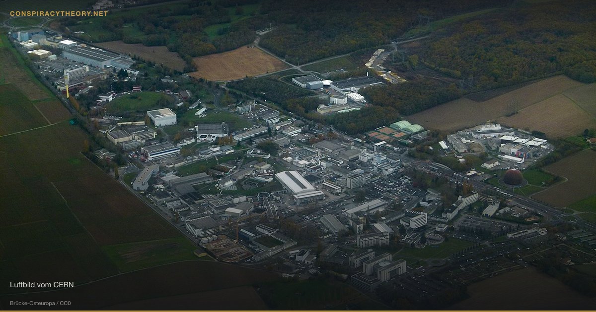 CERN Large Hadron Collider Conspiracy (2008) — Luftbild vom CERN