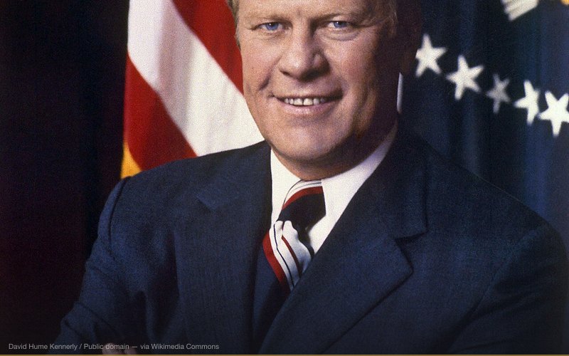 Gerald Ford's presidential portrait — related to Council on Foreign Relations as Shadow Government