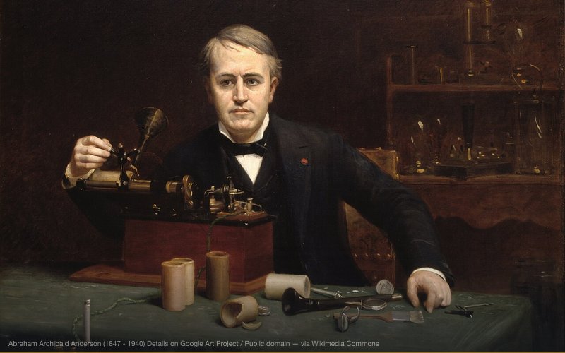 Thomas Alva Edisontitle QS:P1476,en:"Thomas Alva Edison"label QS:Len,"Thomas Alva Edison" — related to Electronic Voice Phenomenon (EVP) — Ghost Voices