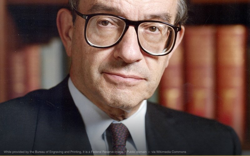 Alan Greenspan, former chairman of the Board of Governors, The Federal Reserve Board, USA. — related to Federal Reserve Interest Rate Market Manipulation