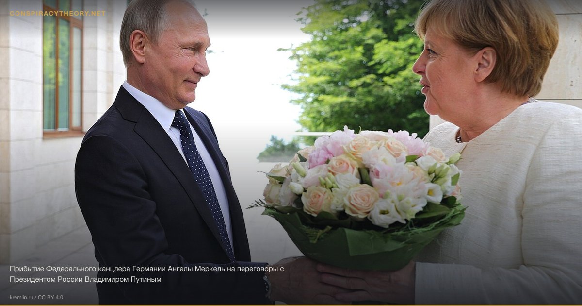 Golden Billion — Russia's Western Elitism Theory (1990) — Прибытие Федерального канцлера Германии Ангелы Меркель на переговоры с Президентом России Владимиром Путиным