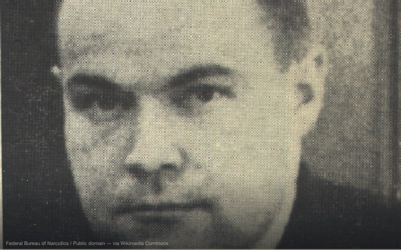 George Hunter White poses for his FBN special agent service photograph — related to Government Mind-Altering Drug Programs