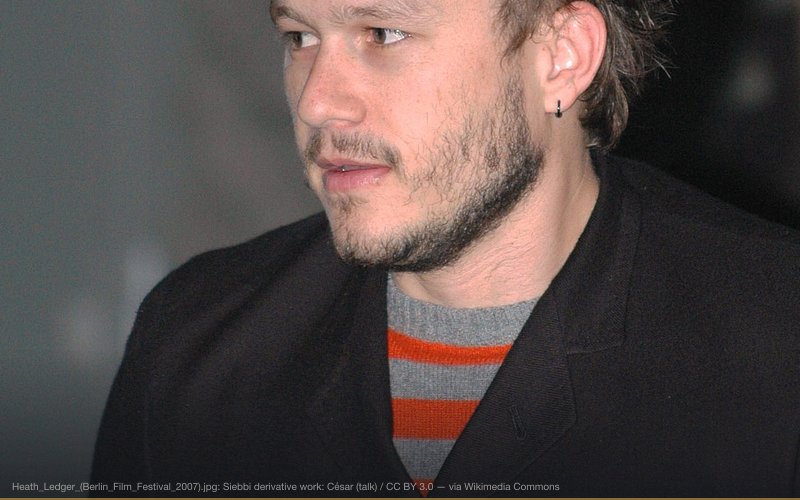 Heath Ledger at the press conference for his movie "Candy" at Hyatt Hotel, Potsdamer Platz, Berlin — related to Heath Ledger: Murder or Overdose?
