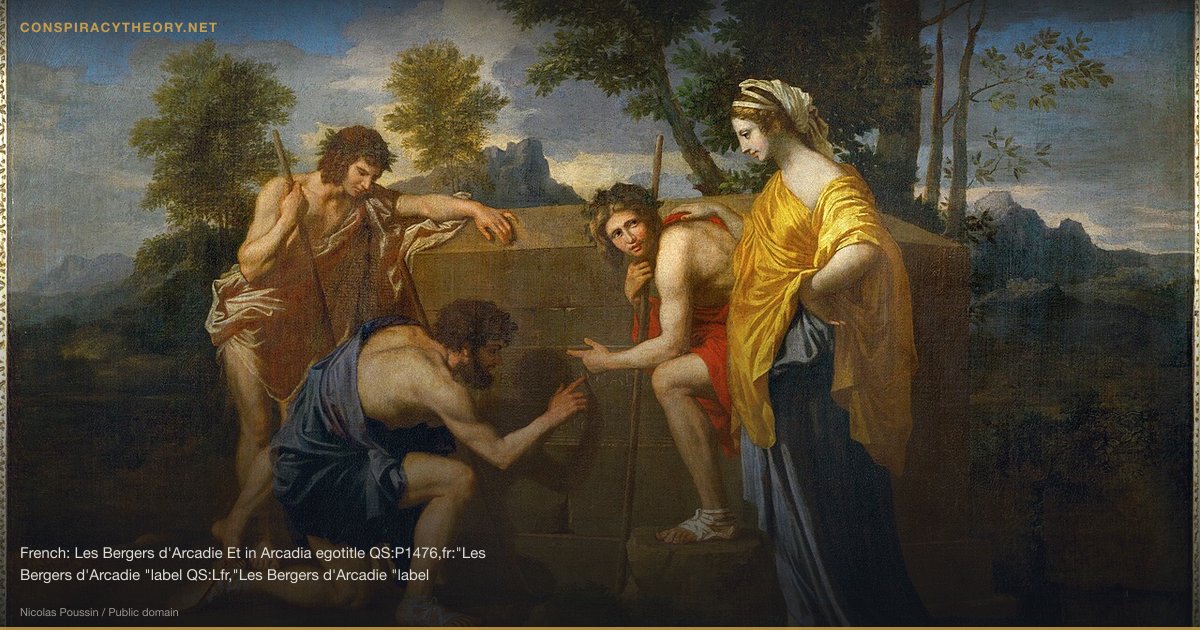 Holy Grail as Jesus Bloodline / Mary Magdalene Theory (1982) — French: Les Bergers d'Arcadie Et in Arcadia egotitle QS:P1476,fr:"Les Bergers d'Arcadie "label QS:Lfr,"Les Bergers d'Arcadie "label QS:Lit,"Et in Arcadia ego"label QS:Lca,"Et in Arcadia ego"label QS:Lde,"Et in Arcadia ego"label QS:Lvi,"Et in Arcadia ego"label QS:Lpt,"Et in Arcadia ego"label QS:Lhy,"Et in Arcadia ego"label QS:Lbg,"Et in Arcadia ego"label QS:Lbr,"Et in Arcadia ego"label QS:Lka,"არკადიელიმწყემსები"label QS:Lja,"我アルカディアにもあり"label QS:Luk,"Et in Arcadia ego"label QS:Lnl,"Et in Arcadia ego"label QS:Lsv,"Et in Arcadia ego"label QS:Lpl,"Et in Arcadia Ego"label QS:Lnb,"Et in Arcadia ego"label QS:Lla,"Et in Arcadia ego"label QS:Lru,"Et in Arcadia ego"label QS:Les,"Et in Arcadia ego"label QS:Lko,"아르카디아에도 나는 있다"label QS:Len,"Et in Arcadia ego"label QS:Lel,"Et in Arcadia ego"