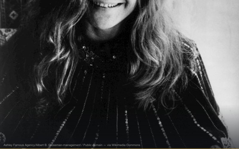 Publicity photo of Janis Joplin. — related to Janis Joplin: Murder or Overdose?