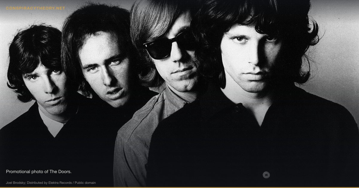 Jim Morrison Faked His Death (1971) â Promotional photo of The Doors.