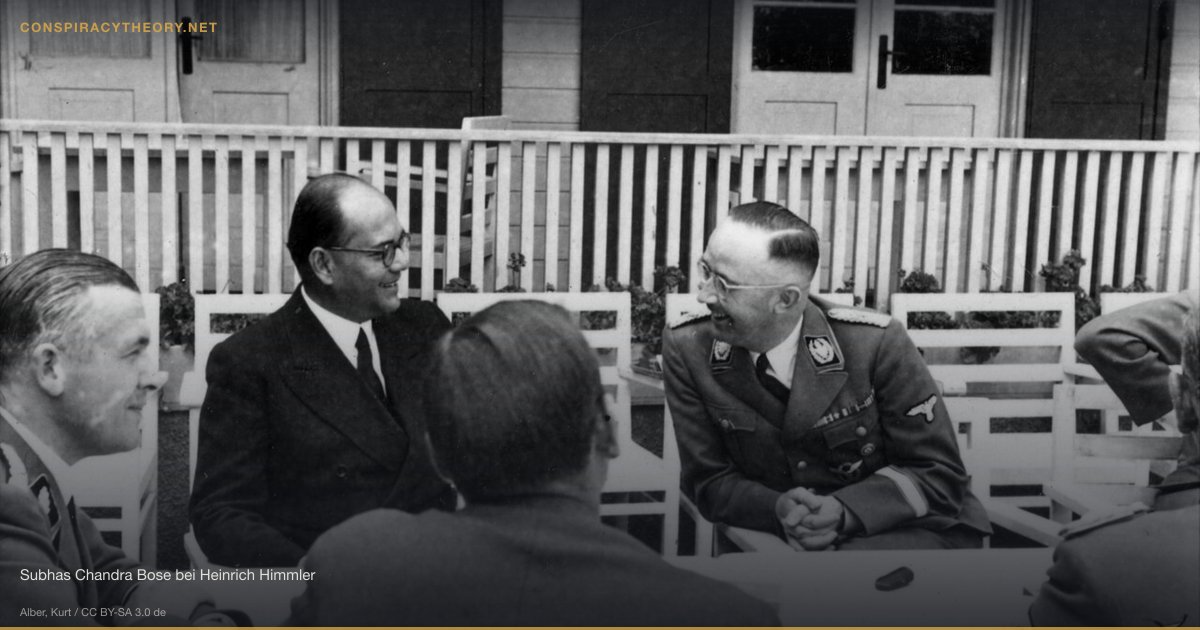 Judeo-Masonic World Domination Conspiracy (1797) — Subhas Chandra Bose bei Heinrich Himmler