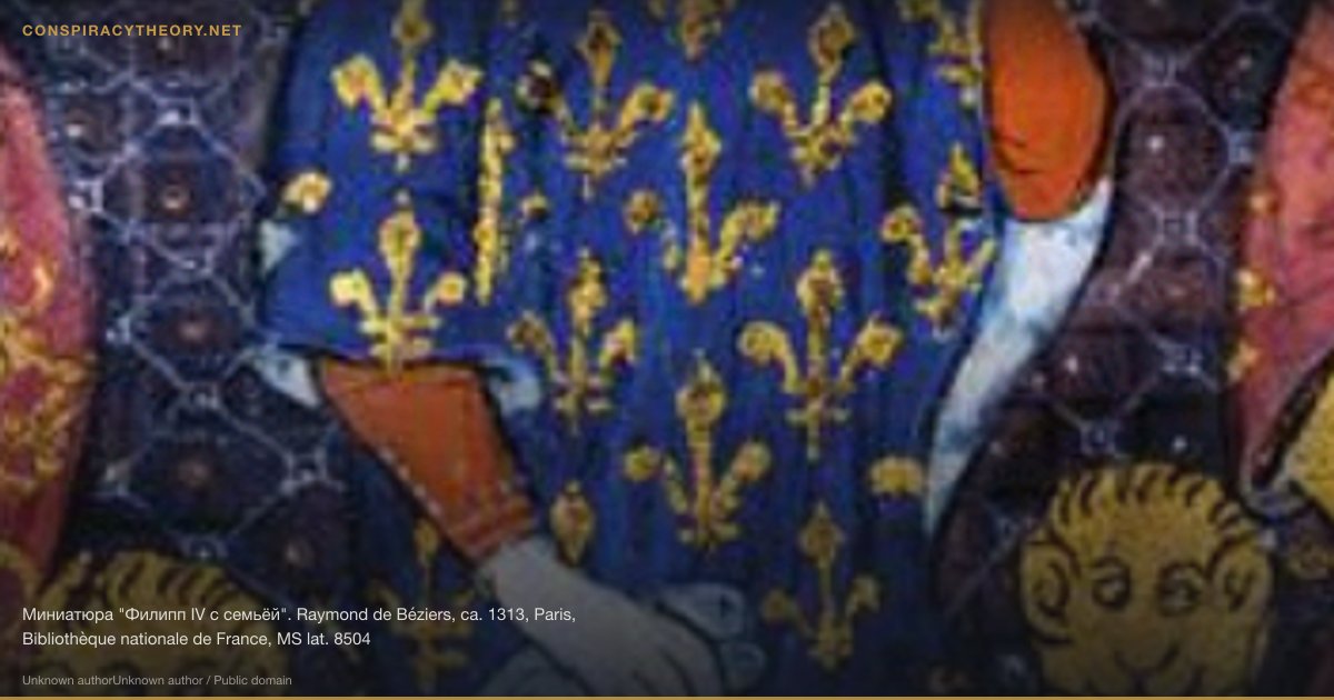 Knights Templar Baphomet Worship Accusations (1307) — Миниатюра "Филипп IV с семьёй". Raymond de Béziers, ca. 1313, Paris, Bibliothèque nationale de France, MS lat. 8504