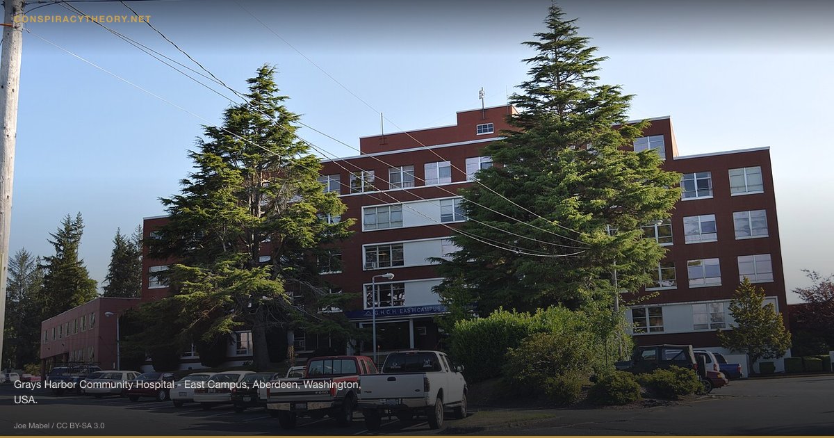 Kurt Cobain Was Murdered (1994) — Grays Harbor Community Hospital - East Campus, Aberdeen, Washington, USA.