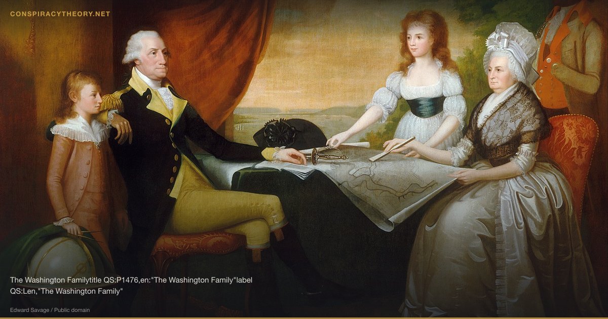 Washington DC Occult / Masonic Street Geometry (1791) — The Washington Familytitle QS:P1476,en:"The Washington Family"label QS:Len,"The Washington Family"