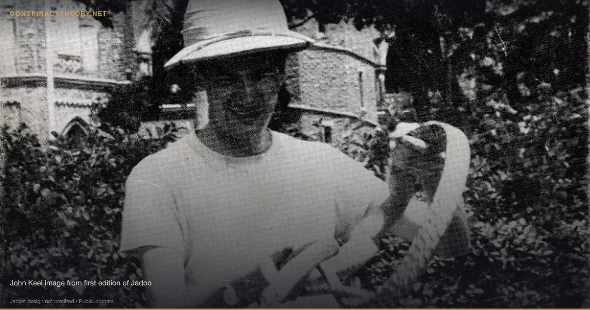 Men in Black as Non-Human Entities (1960) — John Keel image from first edition of Jadoo