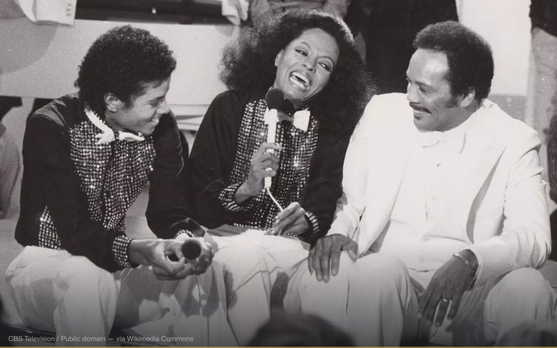 Michael Jackson (left) and Quincy Jones (right) appear with Diana Ross (center) on her upcoming special, "Diana", MONDAY, MARCH 2 (10:00-11:00 PM, ET) on the CBS Television Network. — related to Michael Jackson Was Murdered