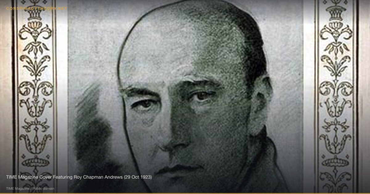 Mongolian Death Worm — Olgoi-Khorkhoi (1926) — TIME Magazine Cover Featuring Roy Chapman Andrews (29 Oct 1923)