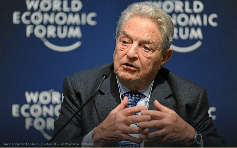 DAVOS/SWITZERLAND, 27JAN11 - George Soros, Chairman, Soros Fund Management, USA, is captured during the session 'Redesigning the International Monetary System: A Davos Debate' at the Annual Meeting 2011 of the World Economic Forum in Davos, Switzerland, January 27, 2011. Copyright by World Economic Forum swiss-image.ch/Photo by Michael Wuertenberg — related to New World Order Conspiracy