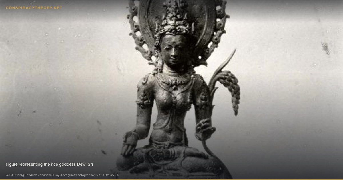 Orang Pendek — Sumatra's Short Upright Ape (1900) — Figure representing the rice goddess Dewi Sri