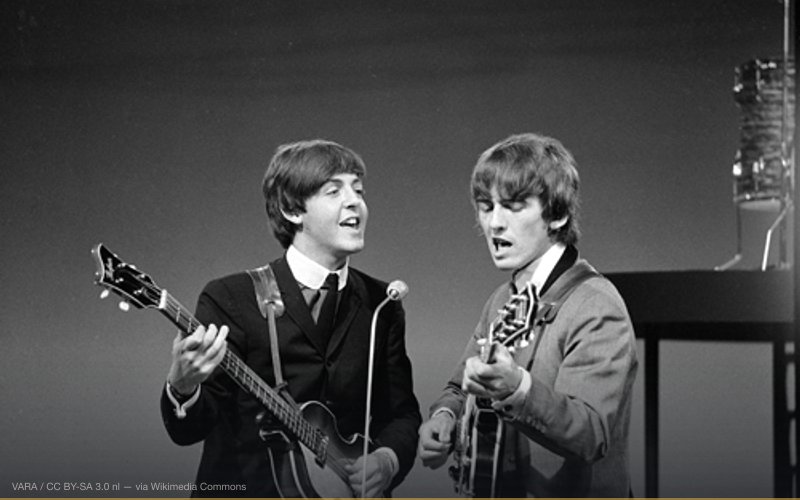 Paul McCartney and George Harrison — related to 'Paul Is Dead' — Beatles Conspiracy