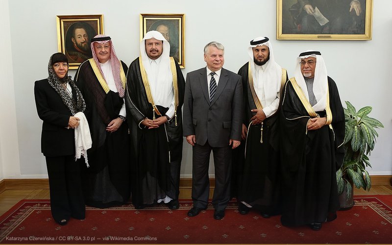 Chairman of the Majlis ash-Shura (Consultative Assembly) of Saudi Arabia Abdullah ibn Muhammad Al ash-Sheikh in the Polish Senate — related to Pegasus Spyware — NSO Group State Surveillance Tool