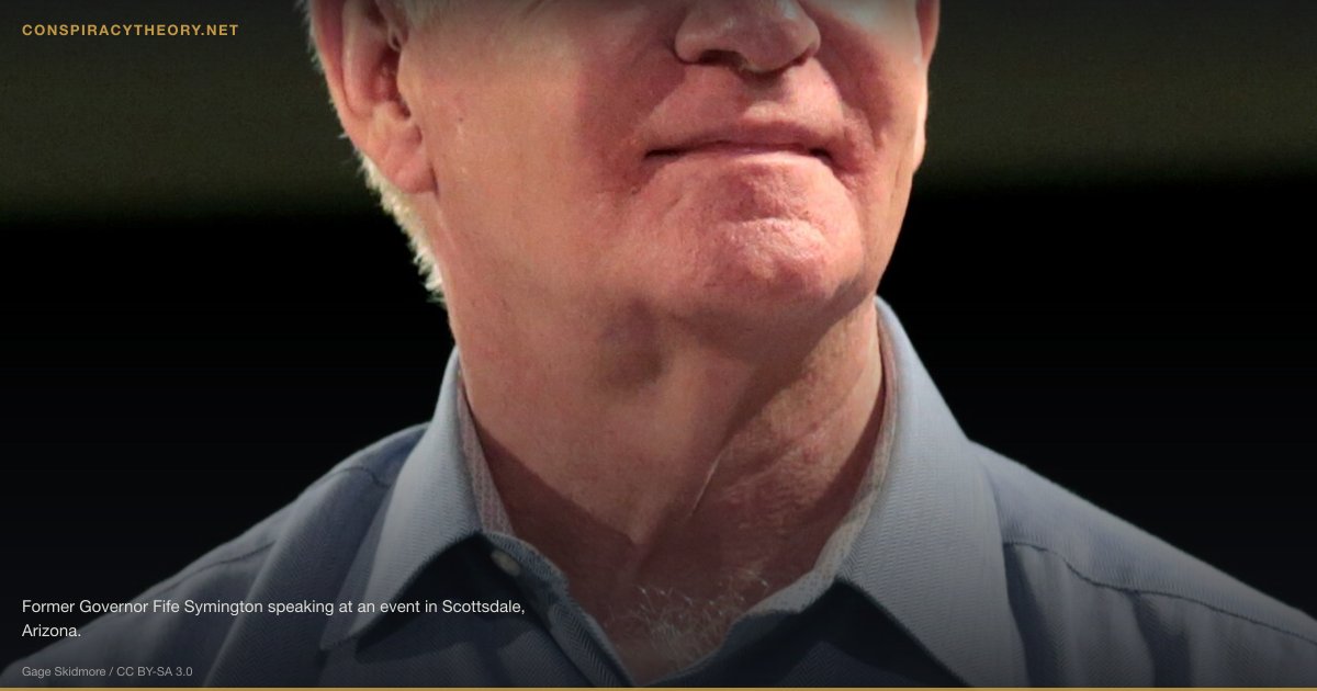 The Phoenix Lights (1997) — Former Governor Fife Symington speaking at an event in Scottsdale, Arizona.