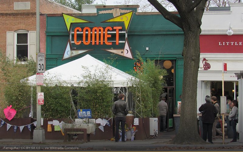 Comet Ping Pong in Northwest Washington, D.C. — related to Pizzagate — Modern Satanic Panic / Spirit Cooking