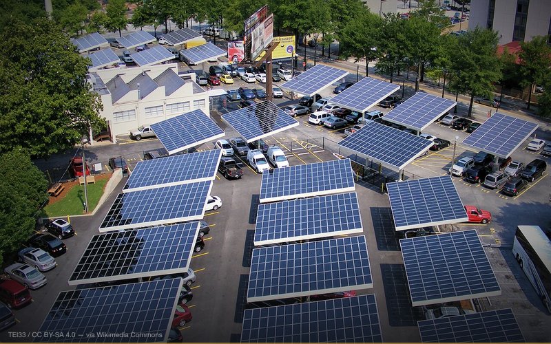 Turner Building Solar Array — related to Chemtrails as Population Control