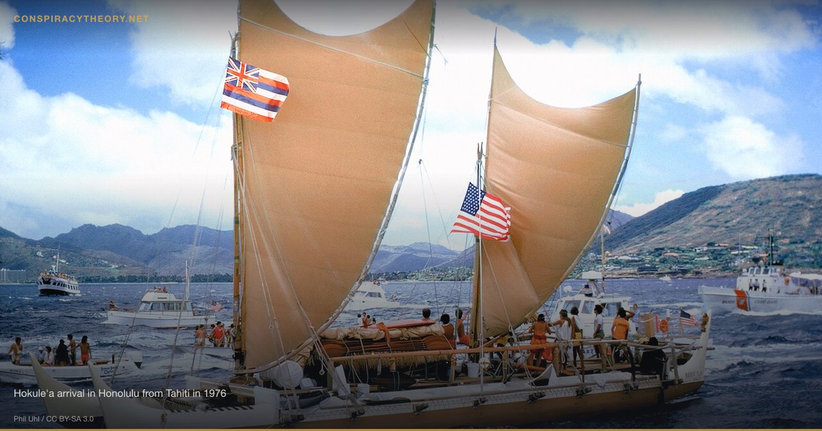 Pre-Columbian Contact Suppressed -- Phoenicians in America (1000 BCE) — Hokule'a arrival in Honolulu from Tahiti in 1976