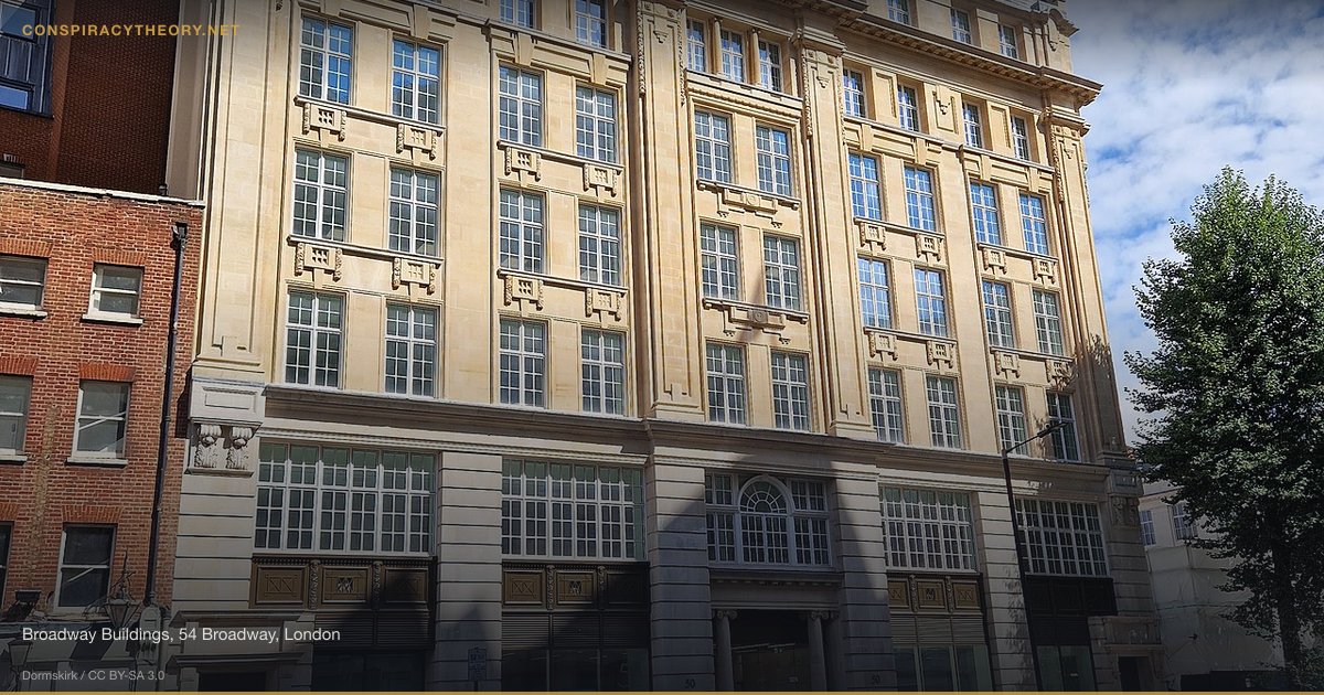 Princess Diana Murder Conspiracy — Broadway Buildings, 54 Broadway, London