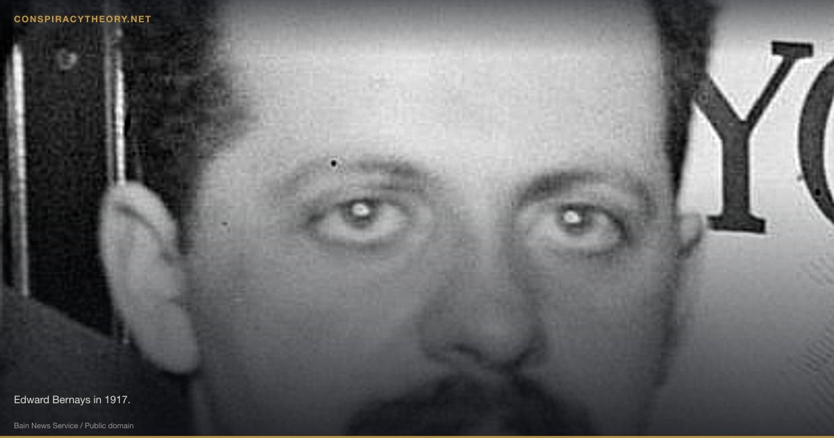 State Propaganda Machine (1917) — Edward Bernays in 1917.