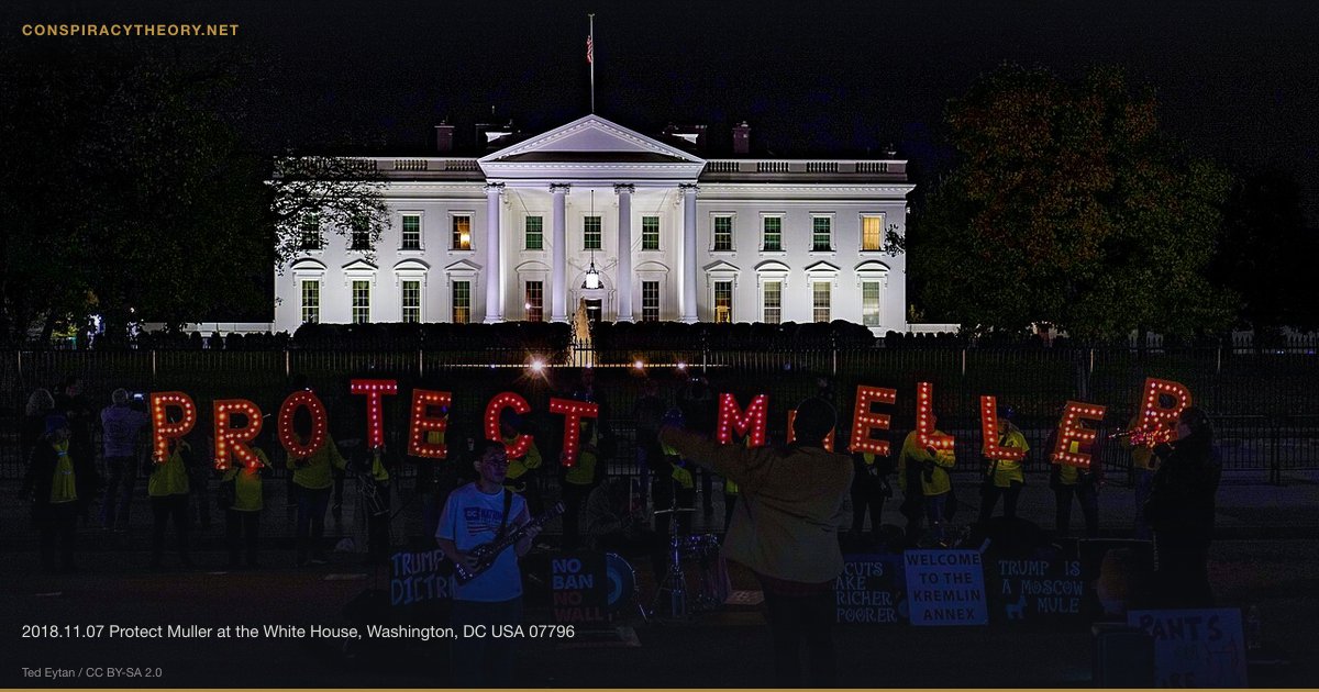 Russia Collusion as Deep State Hoax (2016) — 2018.11.07 Protect Muller at the White House, Washington, DC USA 07796