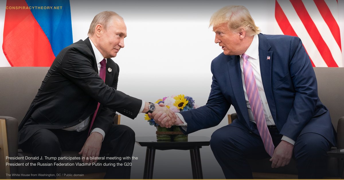 Russian Firehose of Falsehood — Active Disinformation (2013) — President Donald J. Trump participates in a bilateral meeting with the President of the Russian Federation Vladimir Putin during the G20 Japan Summit Friday, June 28, 2019, in Osaka, Japan. (Official White House Photo by Shealah Craighead)