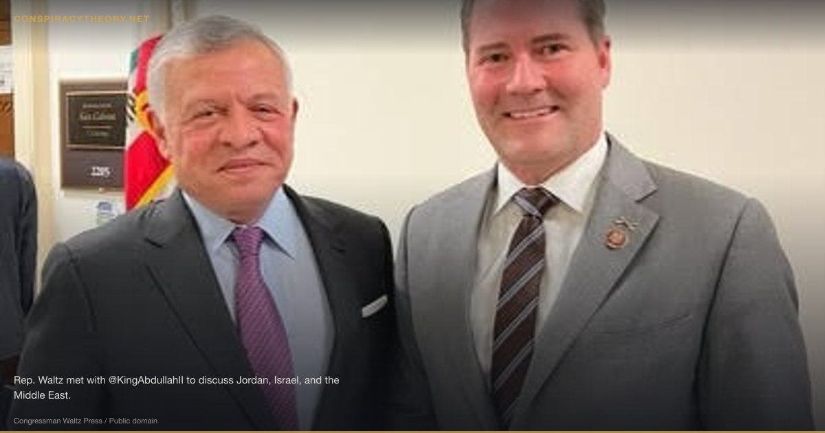 Signalgate — When the Pentagon's War Plans Landed in a Journalist's Group Chat (2025) — Rep. Waltz met with @KingAbdullahII to discuss Jordan, Israel, and the Middle East.
