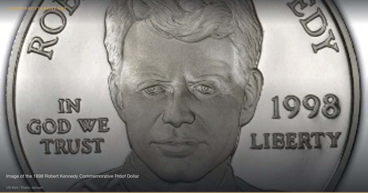 RFK Assassination: Second Shooter & Manchurian Candidate (1968-06-05) — Image of the 1998 Robert Kennedy Commemorative Proof Dollar