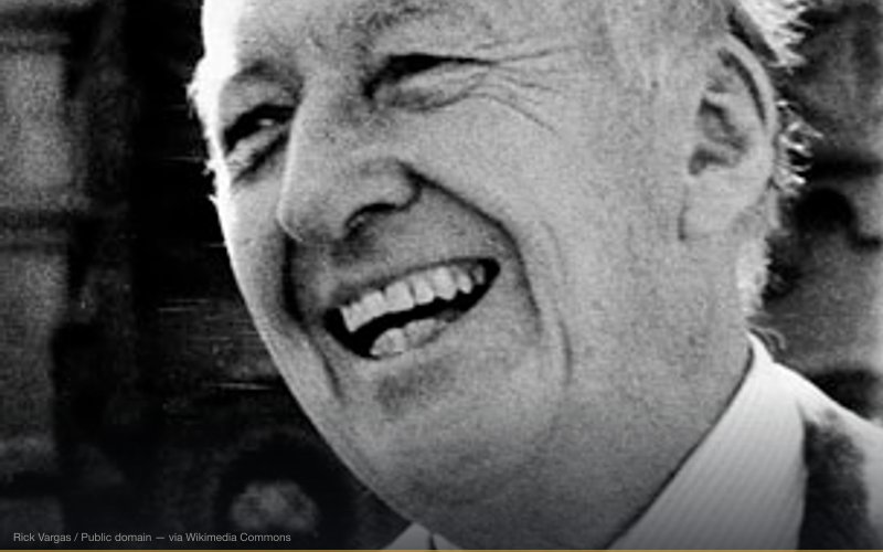 Ninth Secretary Robert McCormick Adams, Chief Justice Warren Burger, and Secretary Emeritus S. Dillon Ripley outside the Smithsonian Institution Building after Adam's installation ceremony. — related to Smithsonian Institution Destroying Giant Skeletons