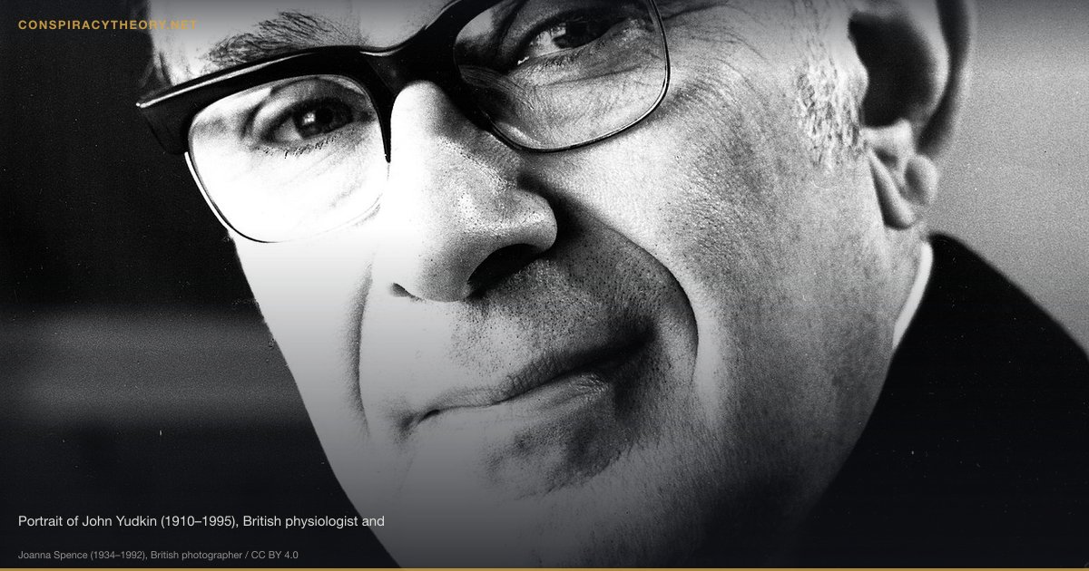 Sugar Industry Heart Disease Cover-Up (1965) — Portrait of John Yudkin (1910–1995), British physiologist and