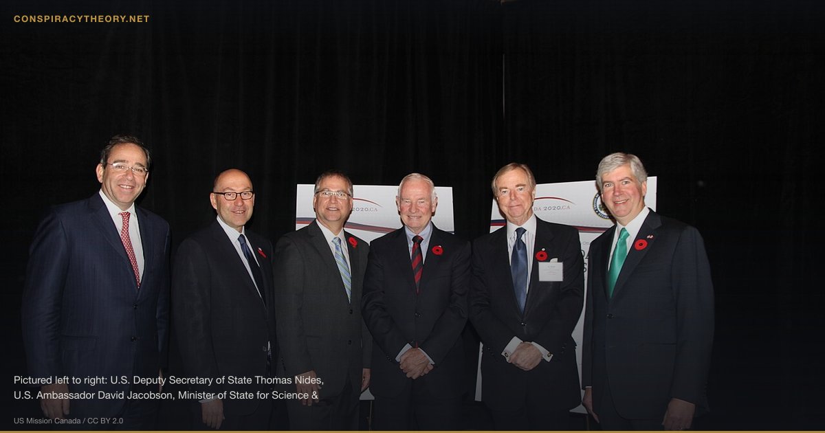 Deliberate Water Supply Contamination (1900s) — Pictured left to right: U.S. Deputy Secretary of State Thomas Nides, U.S. Ambassador David Jacobson, Minister of State for Science & Technology Gary Goodyear, Governor General David Johnston, Canada2020 Chair Don Newman, Michigan Governor Rick Snyder. The U.S.-Canada Partnership: Enhancing the Innovation Ecosystem On November 1st and 2nd, 2011, the Embassy -- in conjunction with Canada 2020 -- hosted a conference on innovation and entrepreneurship at the Chateau Laurier in Ottawa. Visit the U.S. Embassy Ottawa's website or Canada2020 for more information.