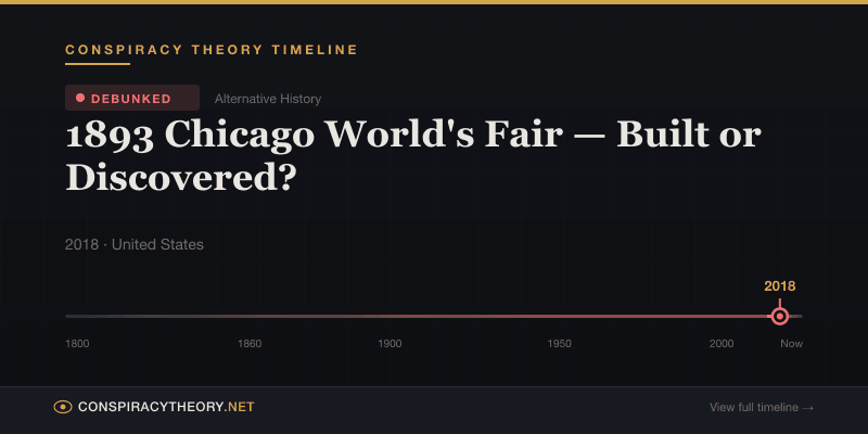 1893 Chicago World's Fair — Built or Discovered? — Conspiracy Theory Timeline 2018, United States
